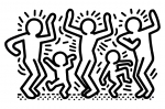 People (Adults & Children) Dancing Keith Haring Inspired 🎨💃🕺