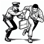 A Policeman Chasing a Thief 👮‍♂️🏃‍♂️