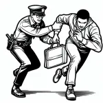 A Policeman Chasing a Thief 👮‍♂️🏃‍♂️