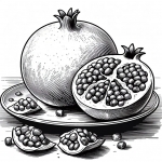 Pomegranate on a Plate 🍽️