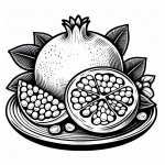 Pomegranate on a Plate 🍽️