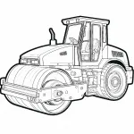 Road Roller Construction Vehicle 🚧🚜