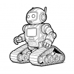 Robot on Track Wheels 🤖🔧