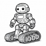 Robot on Track Wheels 🤖🔧