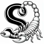 Scorpion with Letter S 🦂
