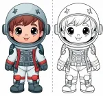 Boy Dressed as Astronaut 🚀🌌👨‍🚀