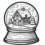 House inside Snow Globe 🏡❄️