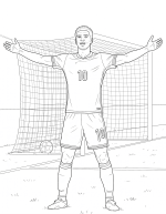 Soccer Player from UK National Team Made a Goal 🏆⚽🇬🇧