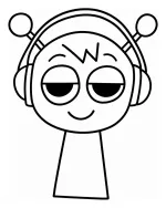 Sprunki Oren the First Beatmaker with Headphones 🎵🎧🎶