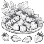 Strawberries on a Plate 🍓🍽️