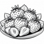 Strawberries on a Plate 🍓🍽️