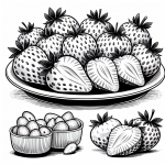 Strawberries on a Plate 🍓🍽️