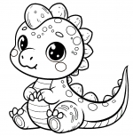 Super Cute Dino 🦖🌟💚