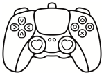 Supercute Gaming Controller with Hearts 🎮💖✨