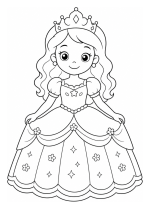 Sweet Little Princess with Sparkling Crown 👑✨🌸