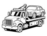 Tow Truck with Car 🚛🚗🛣️