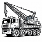 Wheeled Crane Truck 🏗️🚛