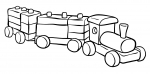 Wooden Toy Train Set with Two Wagons 🚂🚃🧸🎠