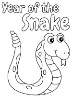 Year of the Snake - Cute Snake 🐍🎉🐲✨